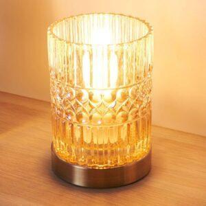 Pauleen Crystal Elegance stolová lampa zo skla