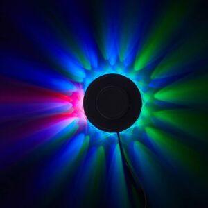RGB svetelný LED lúč deko lampa hudobný snímač