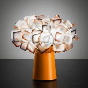 Slamp Clizia dizajnérska stolová lampa oranžová