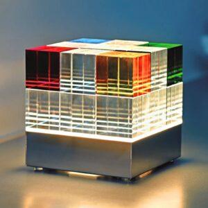 TECNOLUMEN Cubelight stolová LED lampa