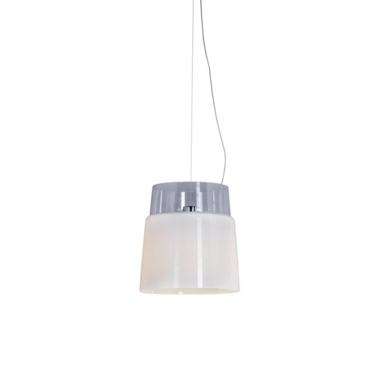Prandina Vestale S3 závesná lampa biela/číra