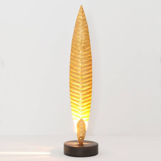 Stolová lampa Penna zlatá výška 38 cm