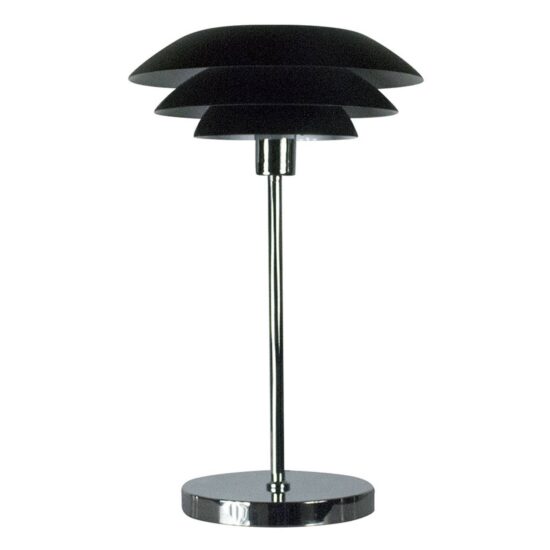 Dyberg Larsen DL31 stolová lampa kovová čierna