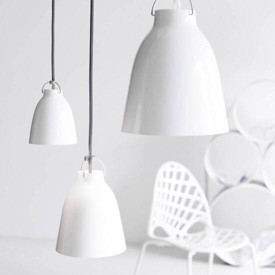 FRITZ HANSEN Caravaggio P1 Lesklá biela