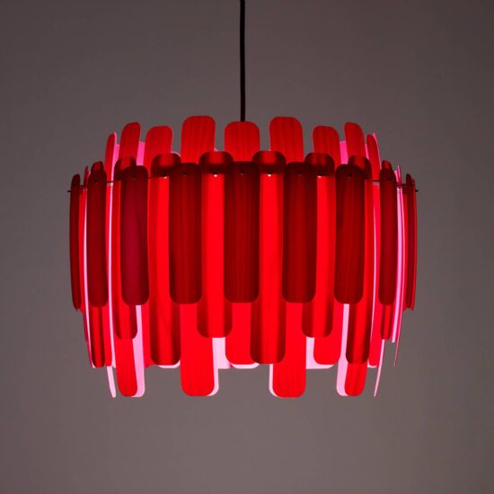 LZF Maruja drevená závesná lampa