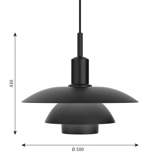 Louis Poulsen PH 5/5 závesná lampa