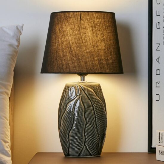 Pauleen Midnight Dream stolná lampa v čiernej
