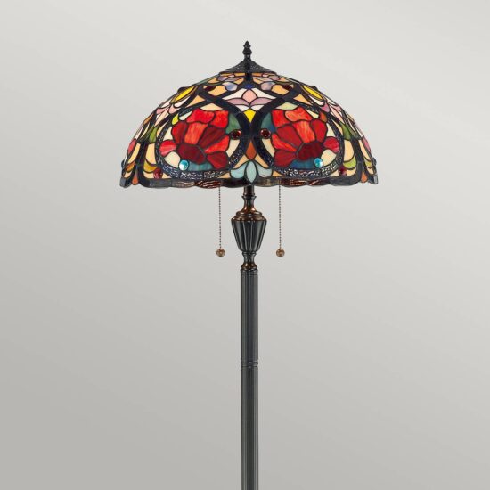 Stojaca lampa Larissa tienidlo dizajn Tiffany